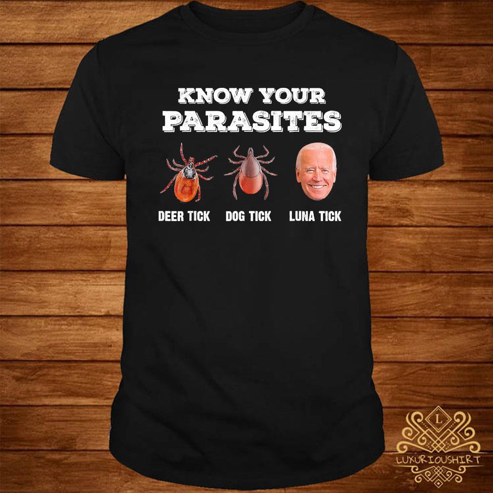 know your parasites luna tick shirt