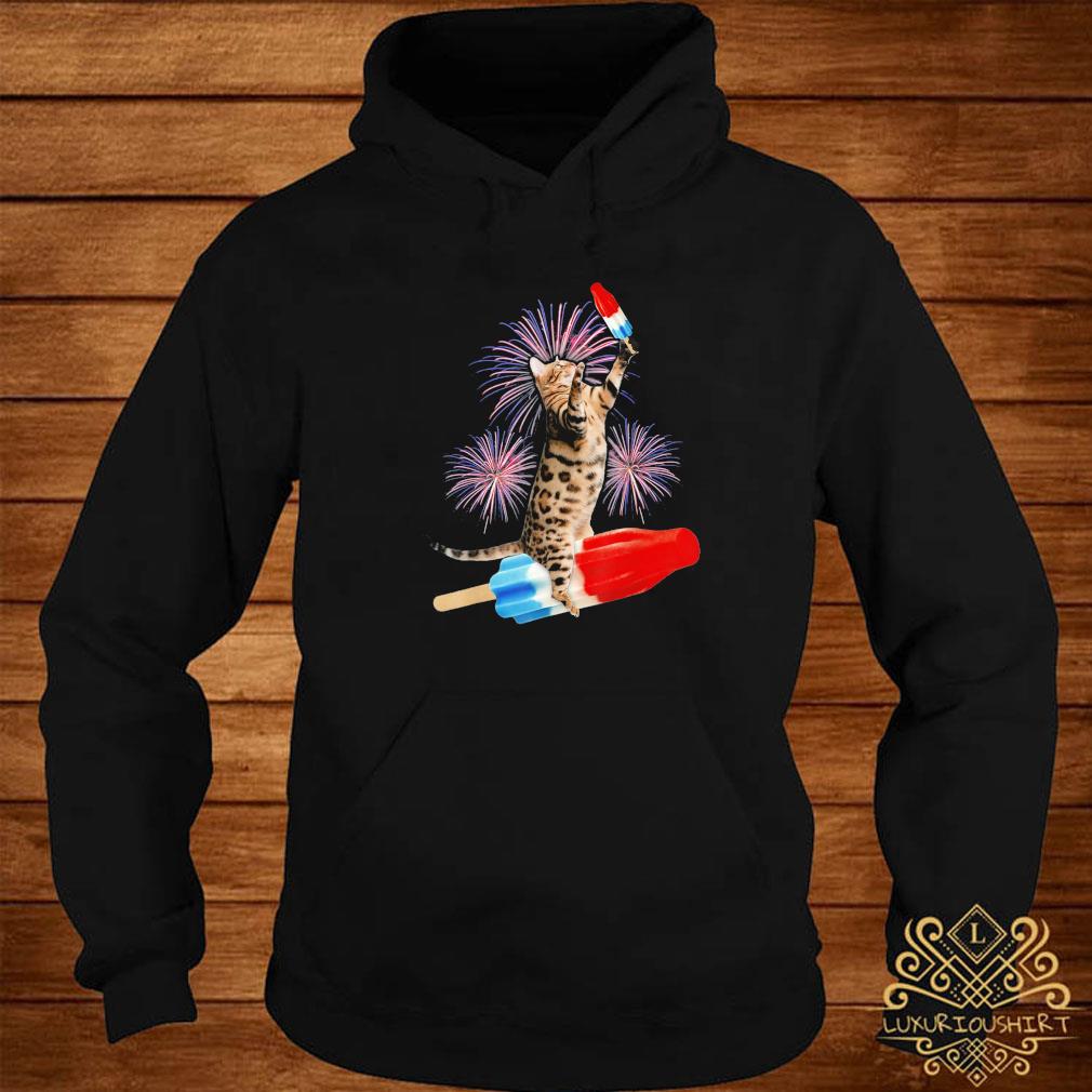 Cat riding 2024 popsicle shirt