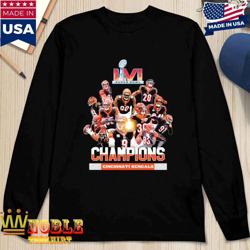 Team football Cincinnati Bengals LVI Super Bowl Champions shirt, hoodie,  sweater, long sleeve and tank top