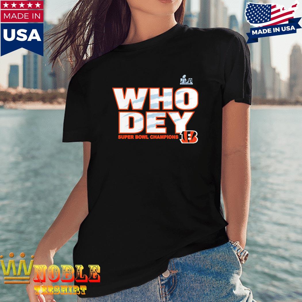 Official Cincinnati Bengals Super Bowl Champions 2022 Who Dey shirt,  hoodie, sweater, long sleeve and tank top