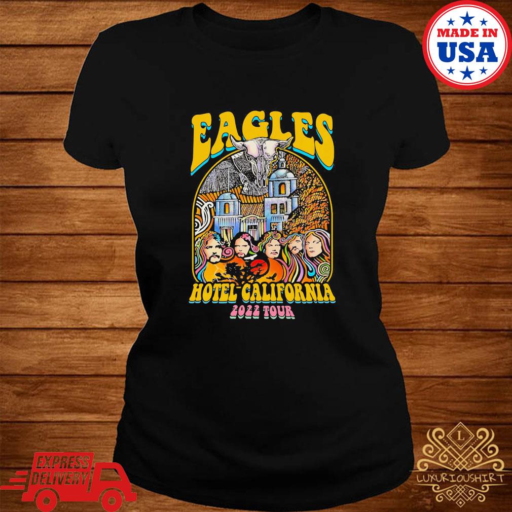 Hotel California eagles concert tour 2022 rock band T-shirt