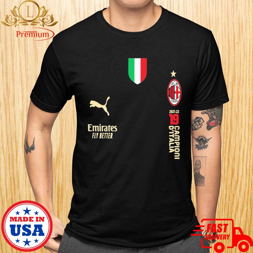Genveje indstudering ål Official AC Milan Store 19 Campioni D'italia Shirt, hoodie, tank top,  sweater and long sleeve t-shirt