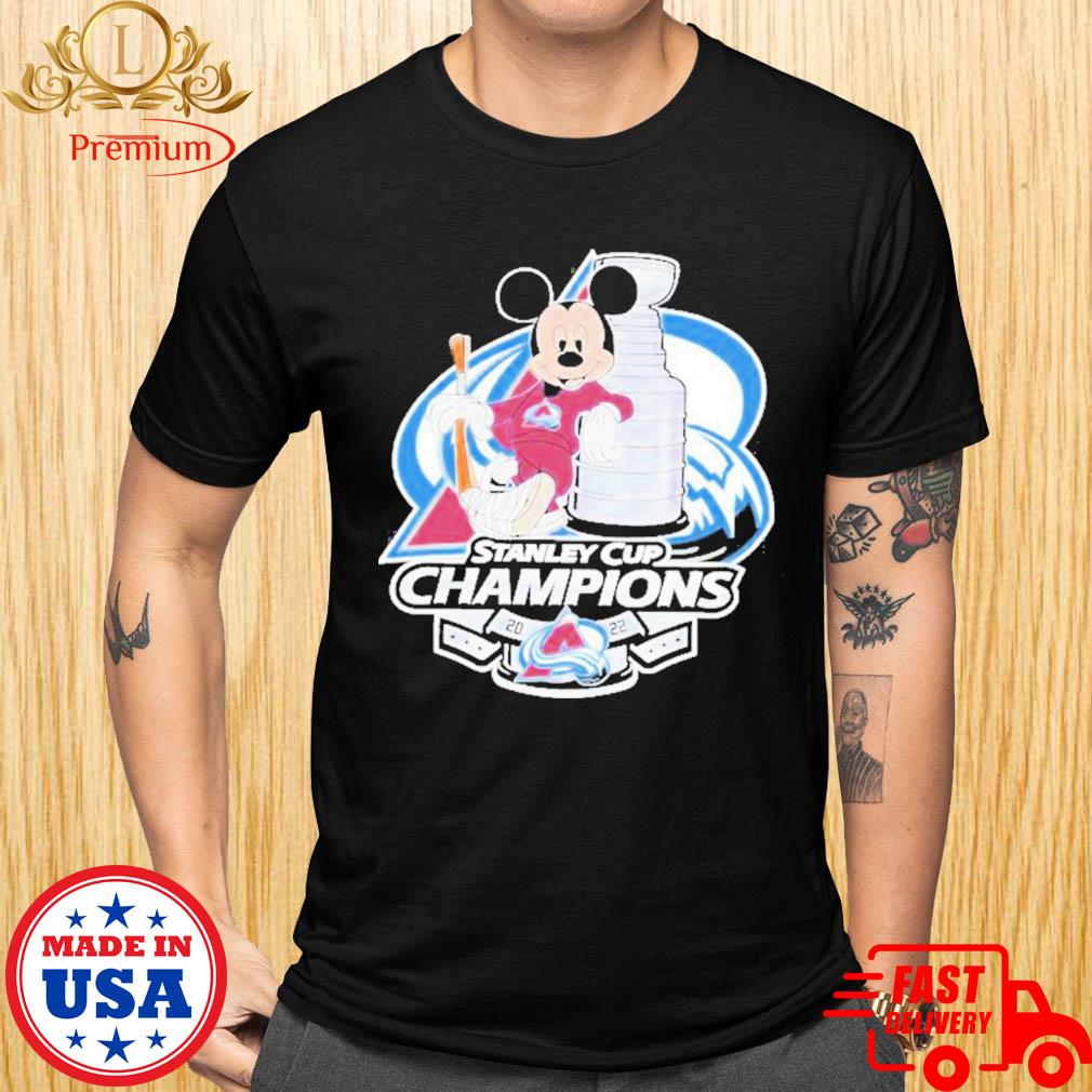 Mickey Mouse Colorado Avalanche 2022 Stanley Cup Champions Shirt