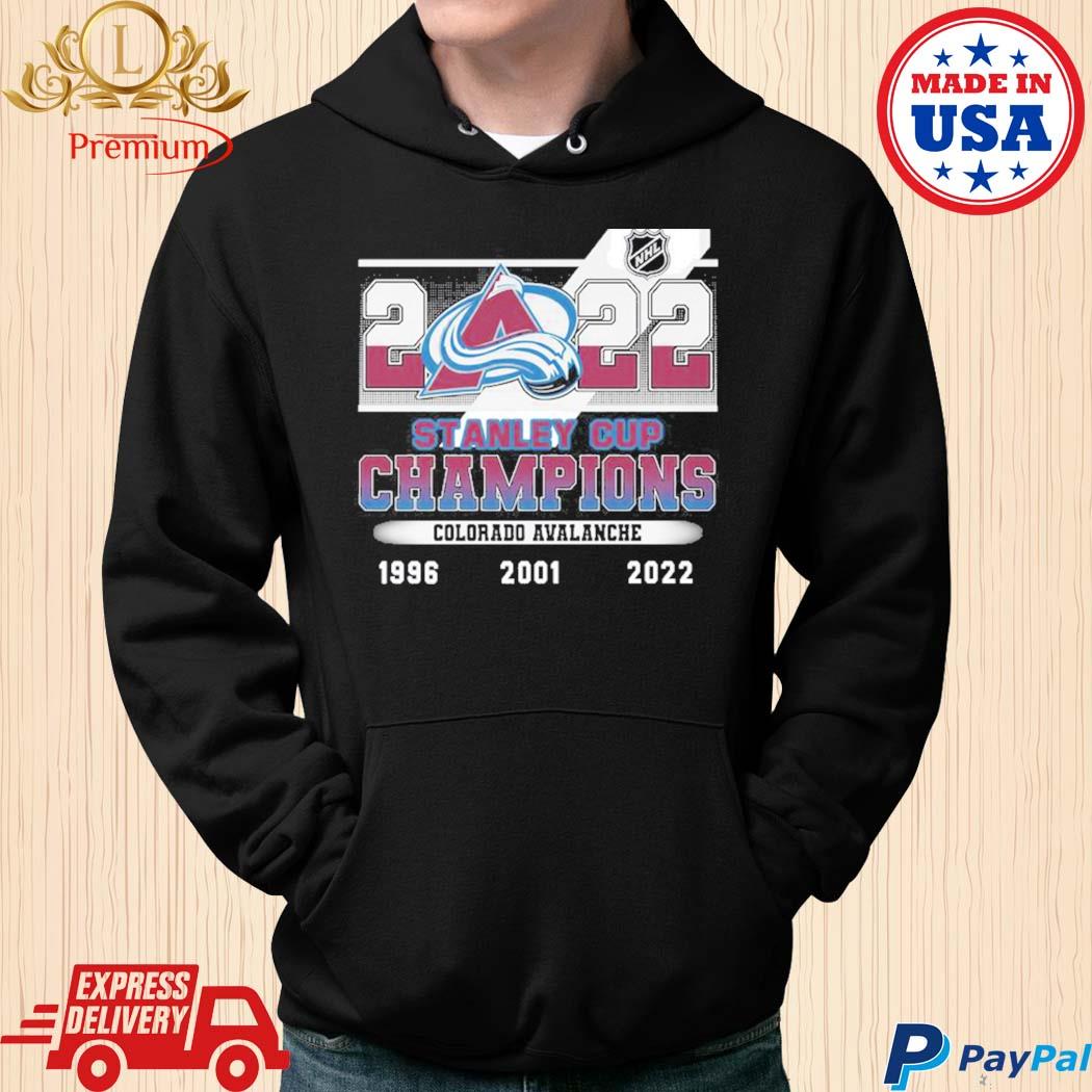 Official Colorado Avalanche Stanley Cup Champions 2022 Shirt Hoodie