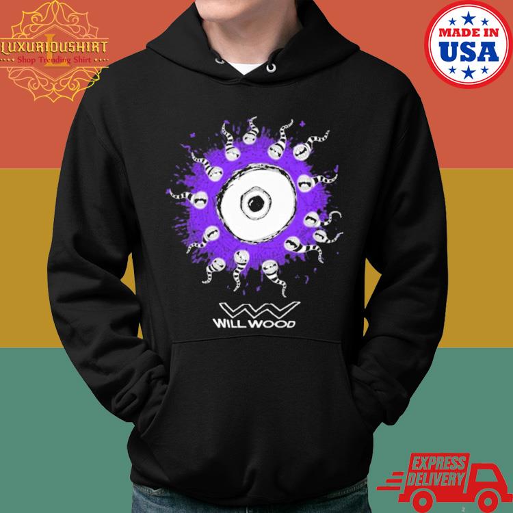 Official Will Wood Eye Shirt Hoodie