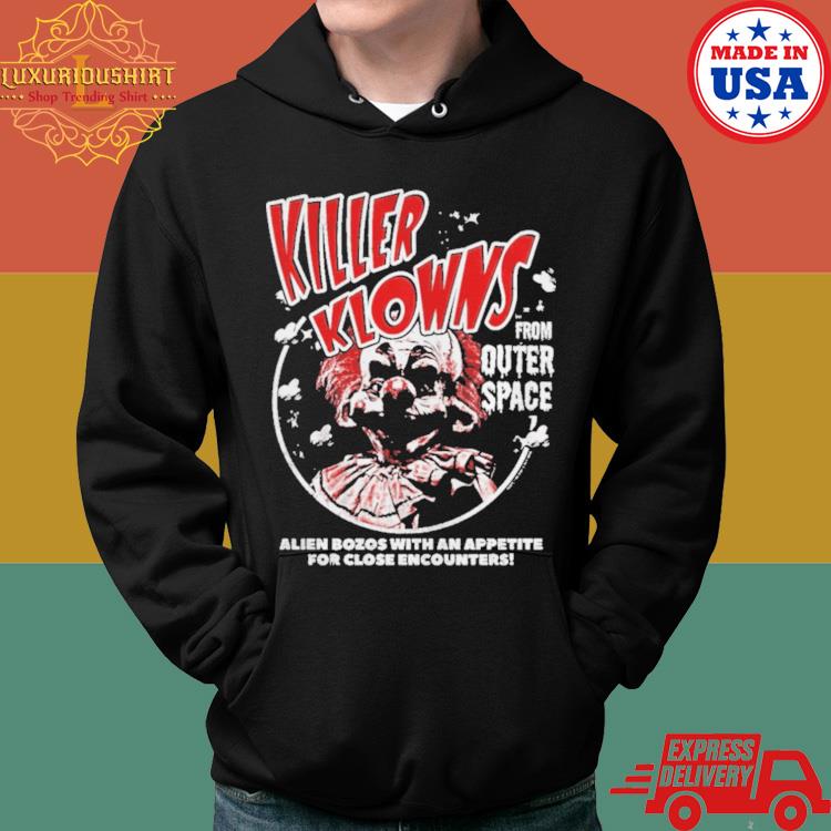 Official Alien Bozos Killer Klowns From Outer Space 80s 90s Horror Shirt Hoodie