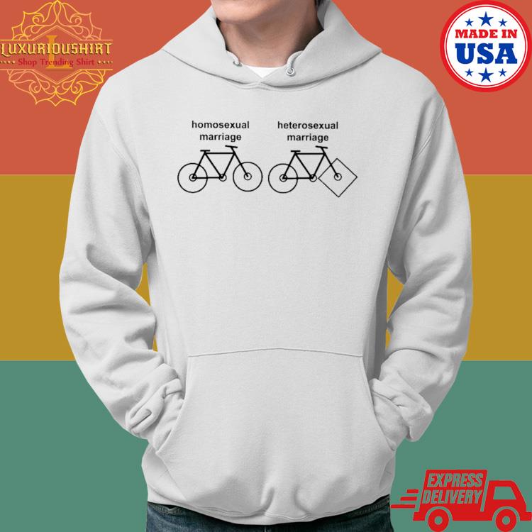 Official Homosexual Marriage Heterosexual Marriage Bike Shirt Hoodie