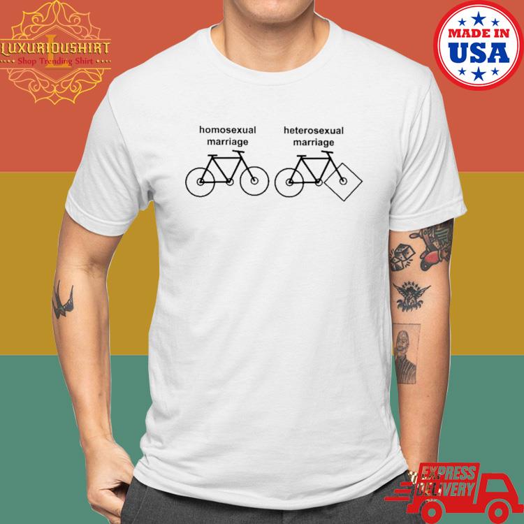 Official Homosexual Marriage Heterosexual Marriage Bike Shirt