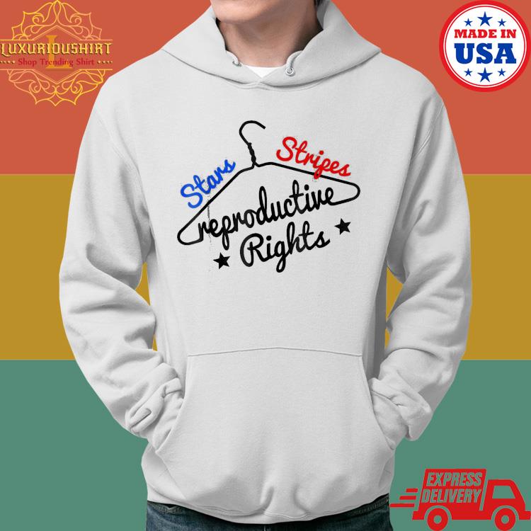 Official Stars Stripes Reproductive Rights Coat Hanger Pro Choice Shirt Hoodie