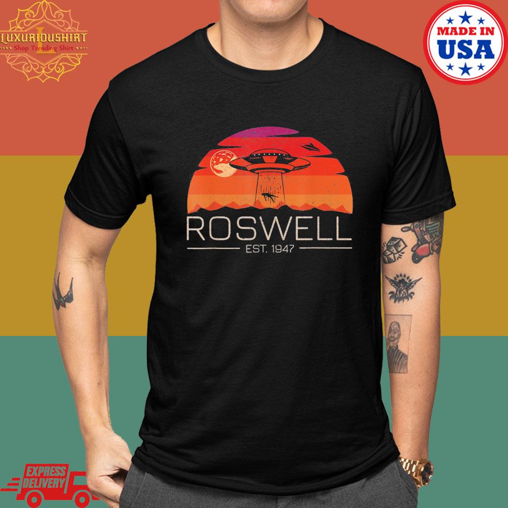 Official Roswell 1947 vintage Alien UFO shirt