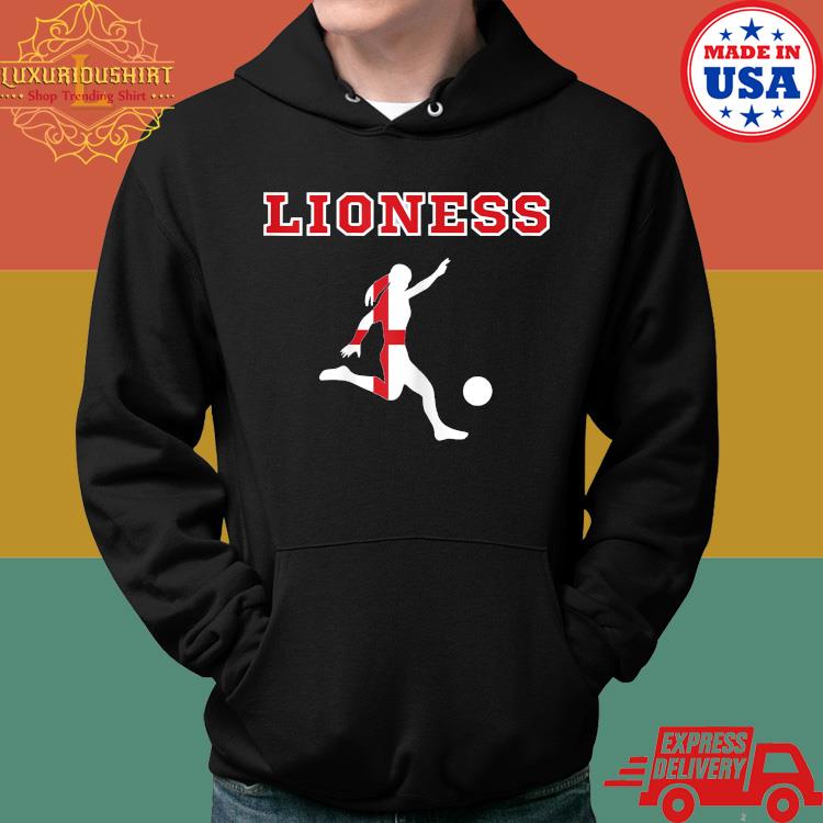 Official Womens Support the Football Soccer Lionesses 2022 Shirt Hoodie