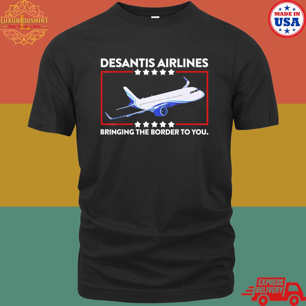 Official Desantis airlines USA shirt