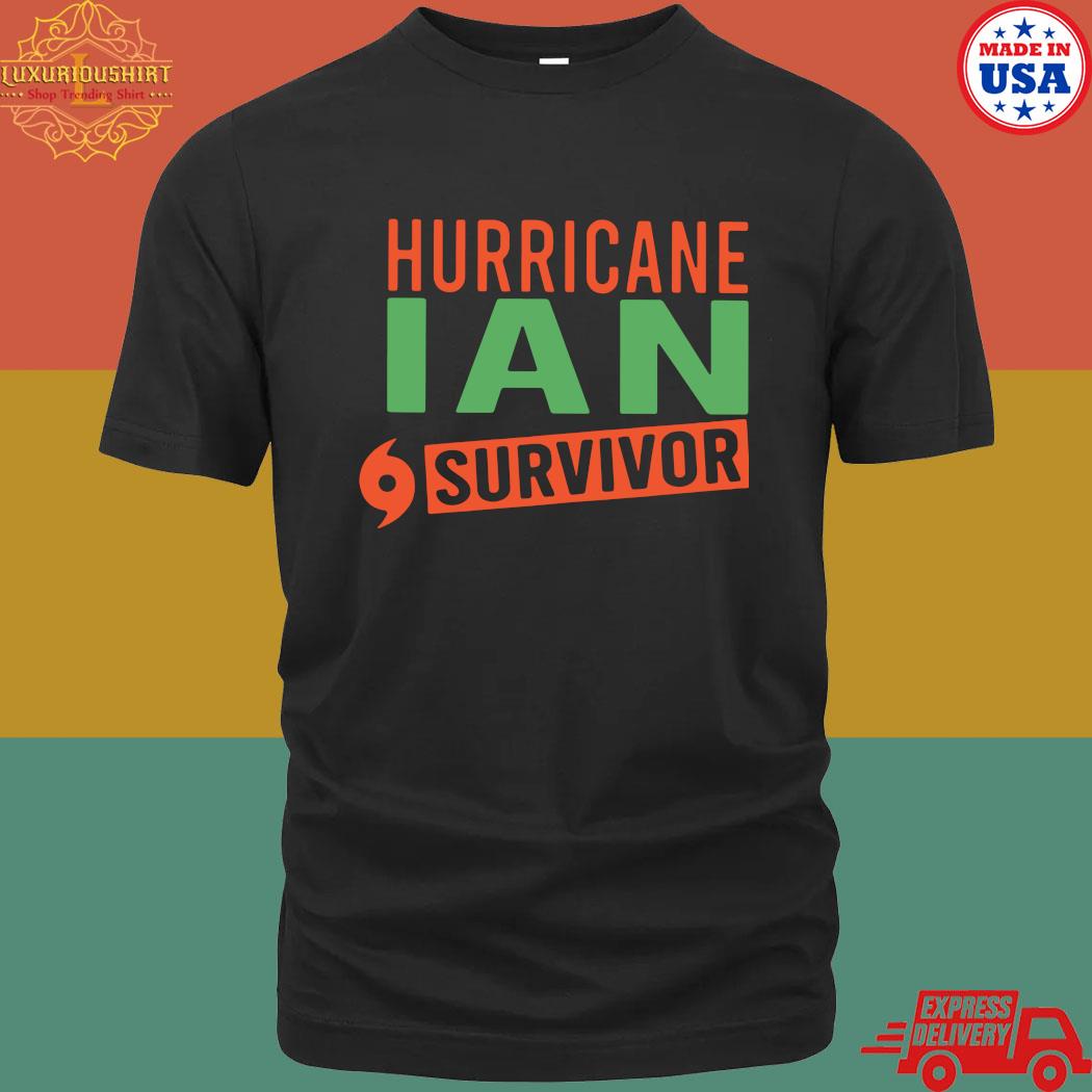Official Hurricane ian survivor shirt