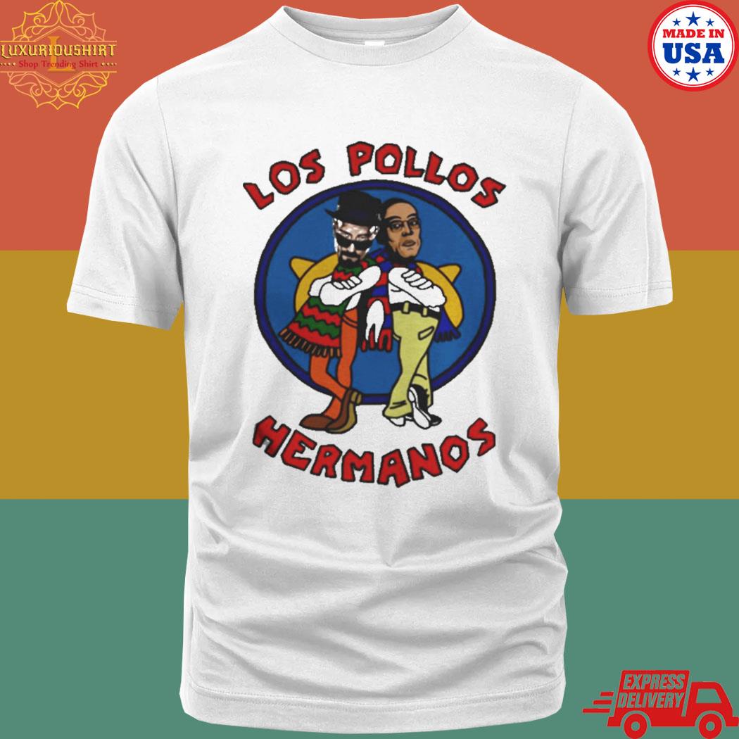 Official Los Pollos Hermanos of the mean who knocks breaking bad shirt
