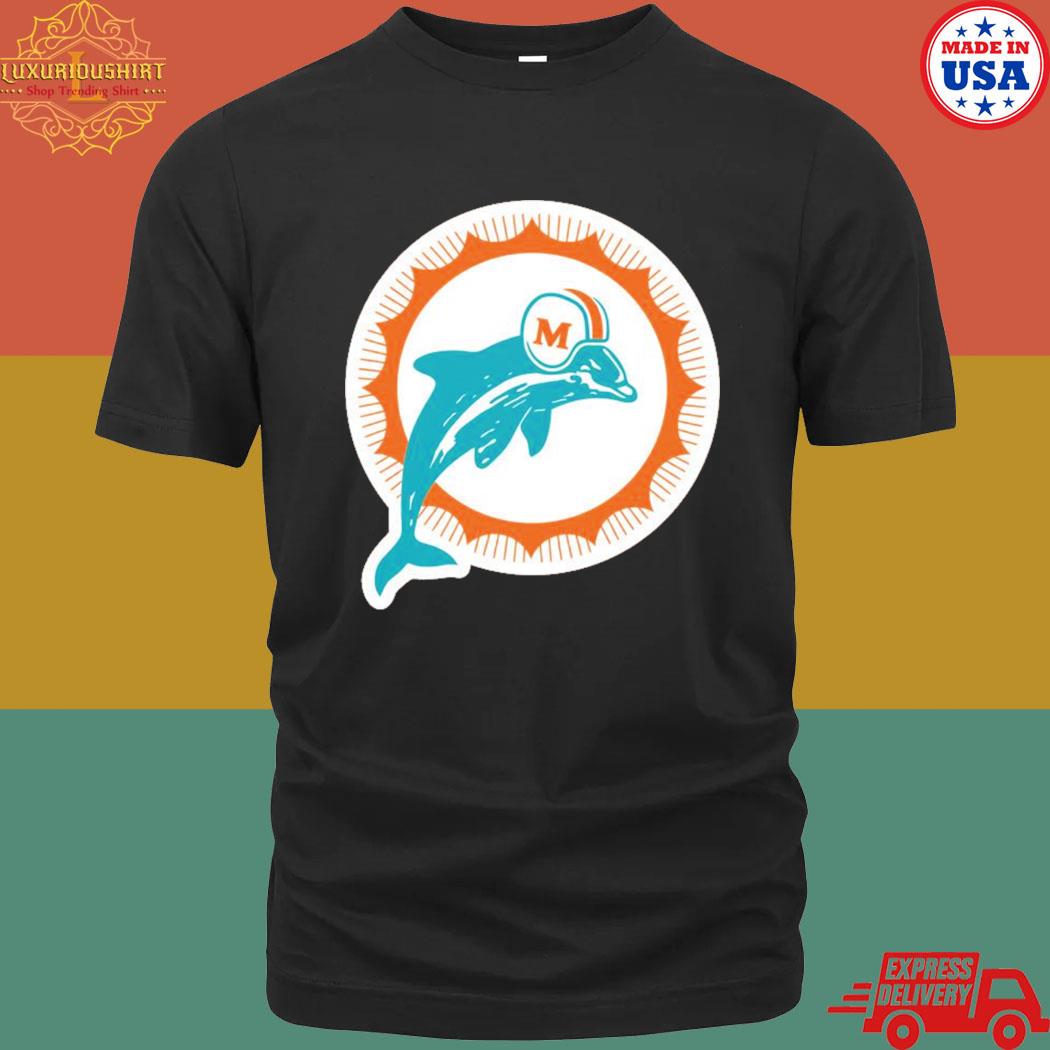 Miami Dolphins Primary Logo Tank Top - Aqua