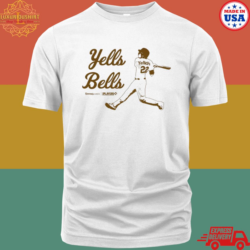 Official Christian Yelich yells bells shirt