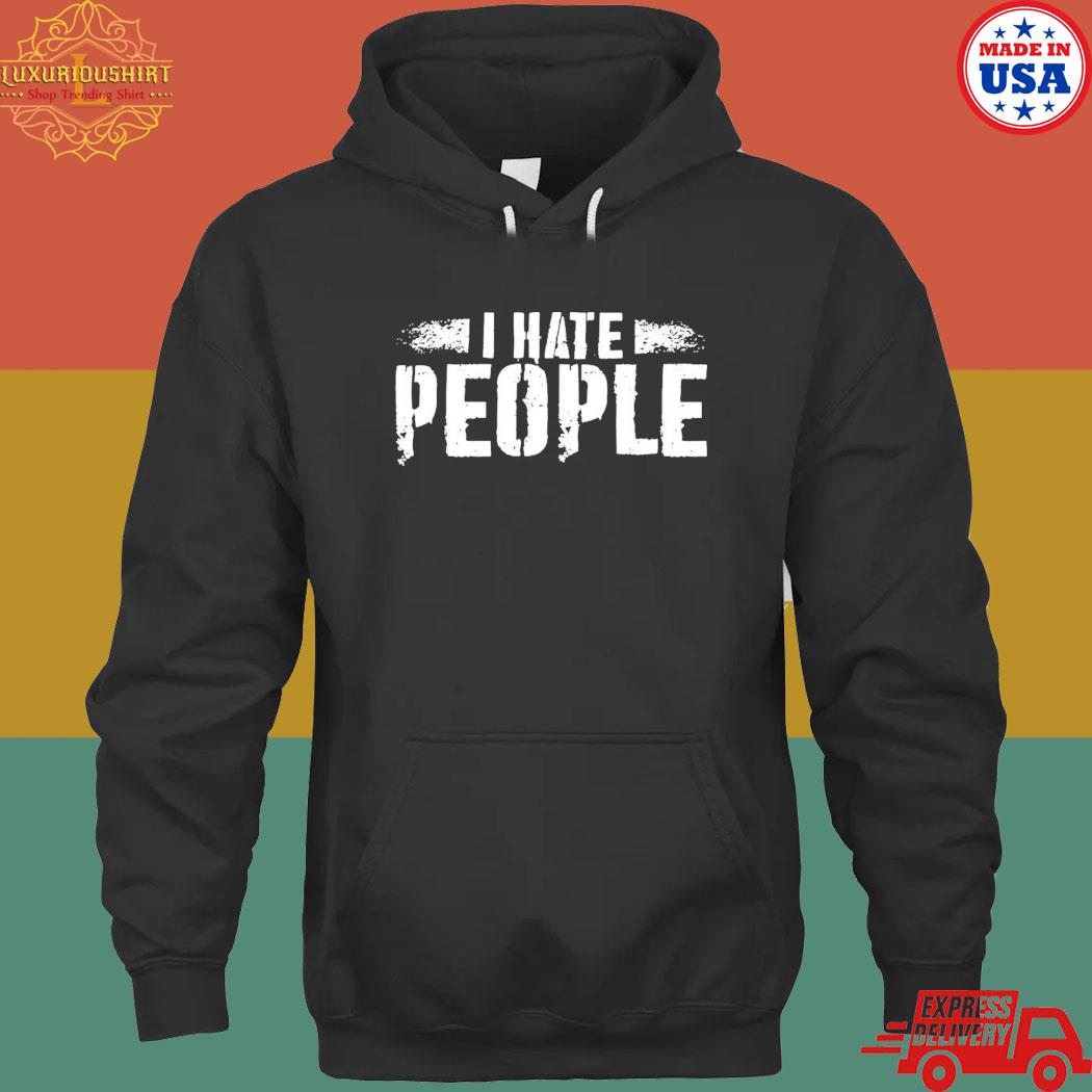 Official Jerry recco I hate people T-s hoodie