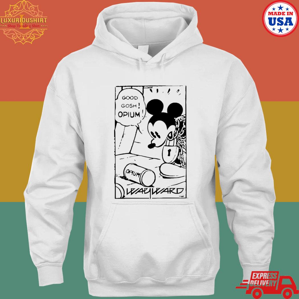 Official Mickey mouse good gosh opium T-s hoodie