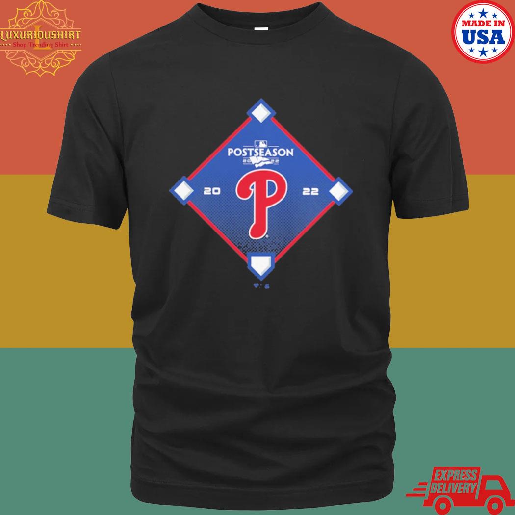 Official Phillies fanatics branded 2022 postseason Tshirt HERAPREMIUM