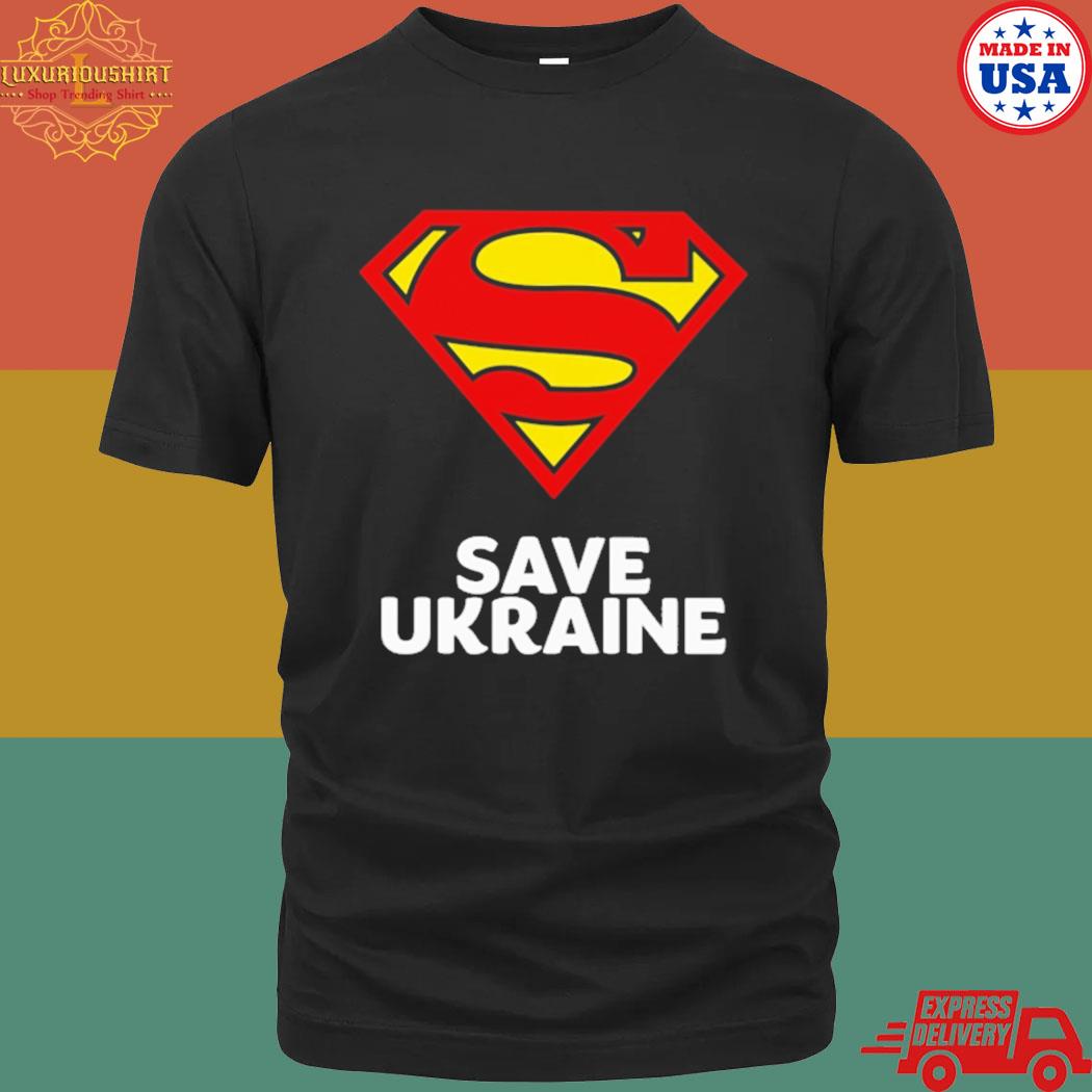 Official Superman save Ukraine T-shirt