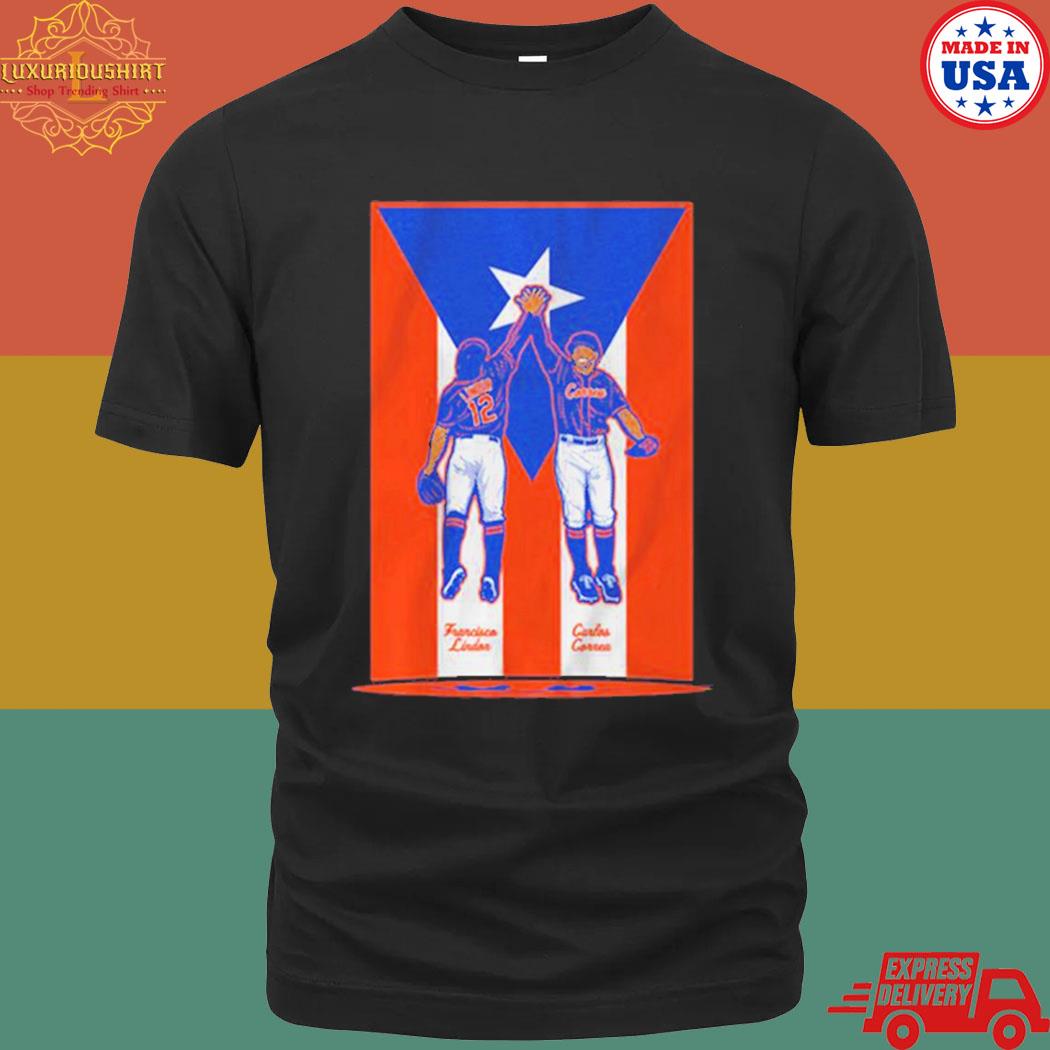 Official 2022 Francisco Lindor carlos correa puerto rico shirt