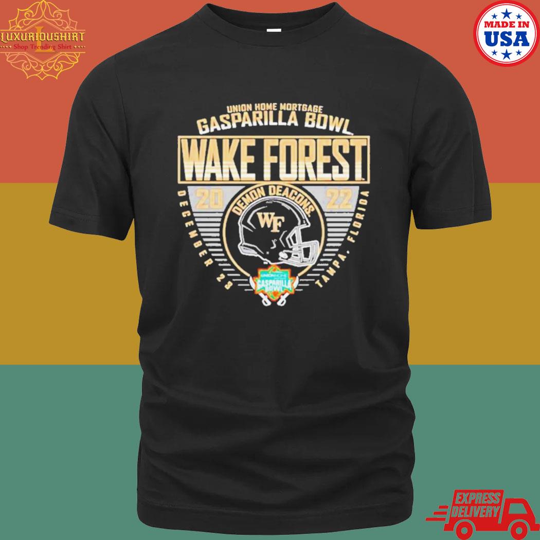 Official 2022 gasparilla bowl bound wake forest university Football shirt