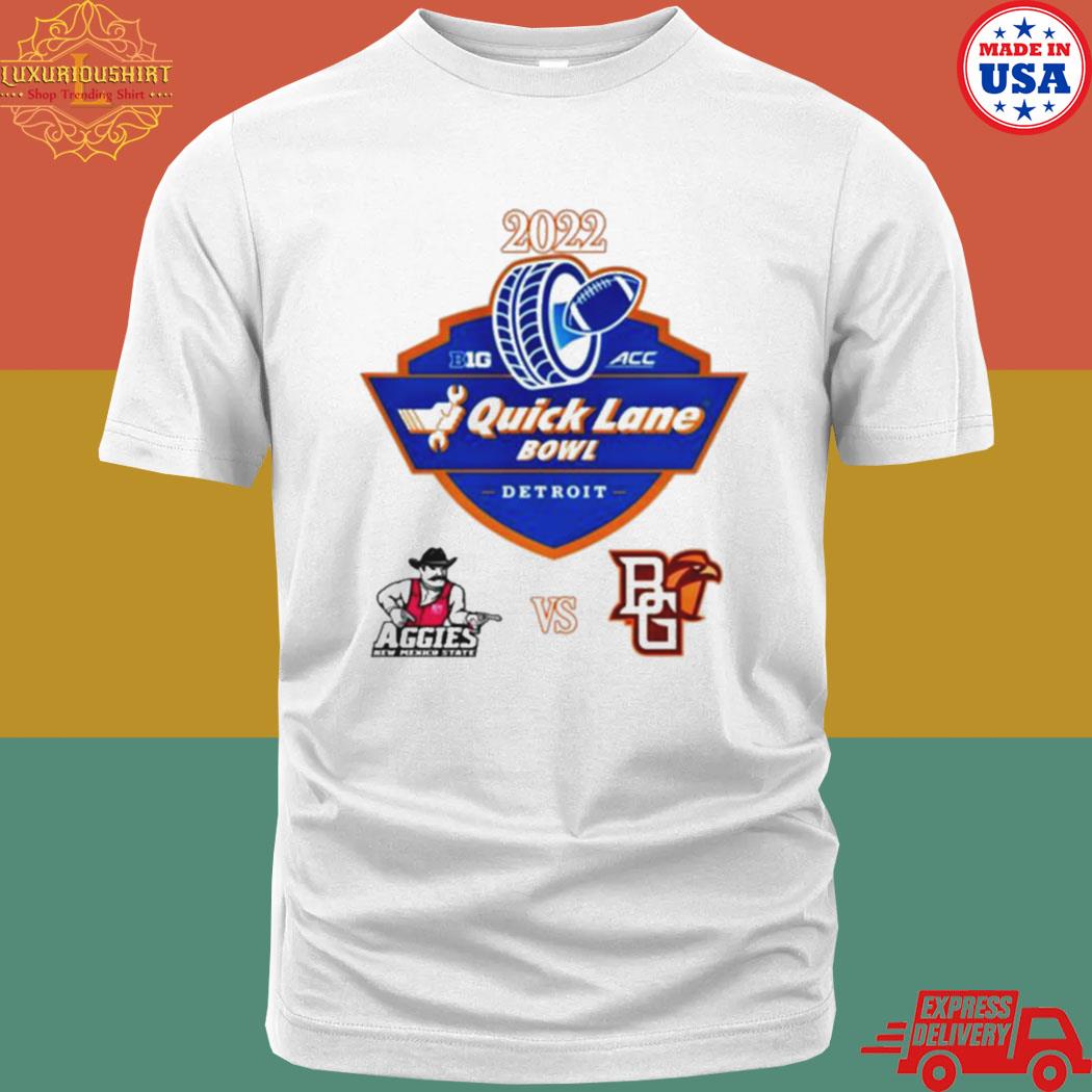 Official 2022 quick lane bowl new Mexico state vs bowling green shirt