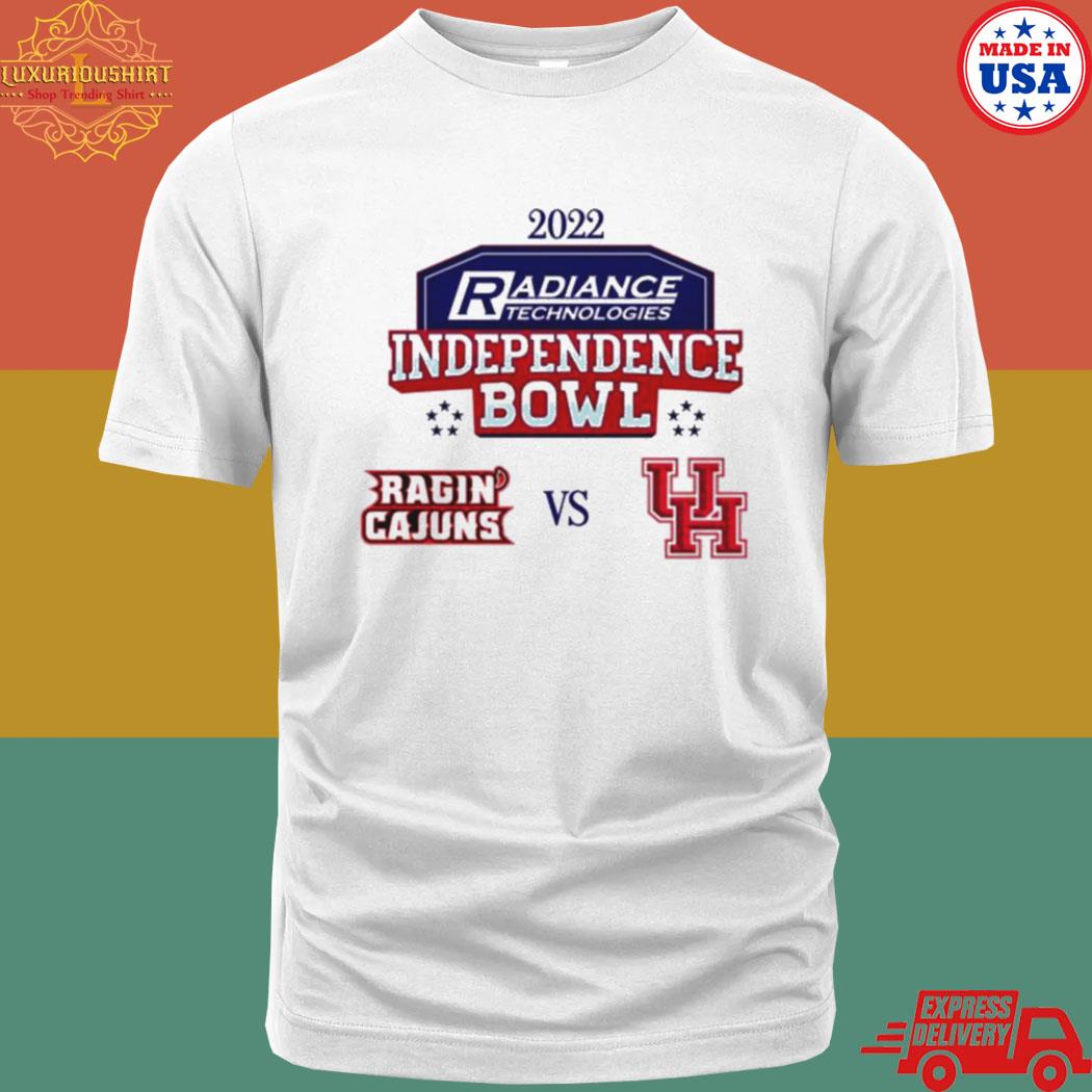 Official 2022 radiance technologies independence bowl houston vs Louisiana shirt