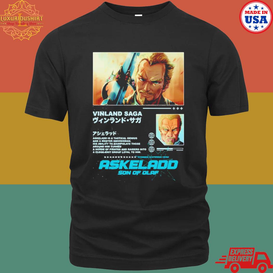 Official askeladd vinland saga askeladd son of olaf introduction shirt