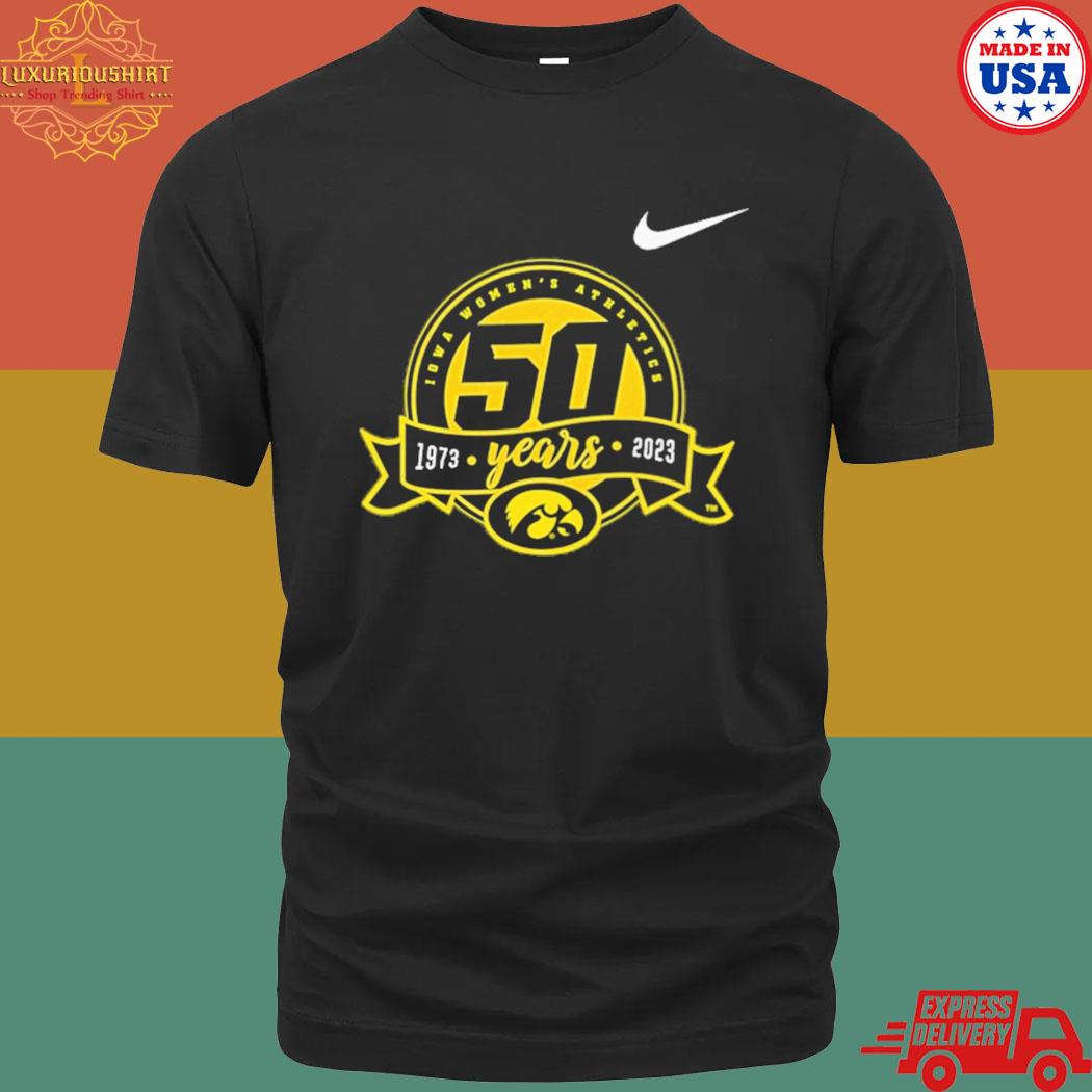 Official iowa women's athletics 50 years 1973 2023 shirt