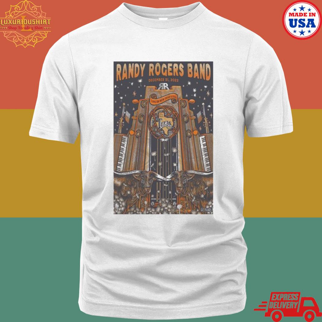 Official randy rogers band 2022 billy bob's Texas poster shirt