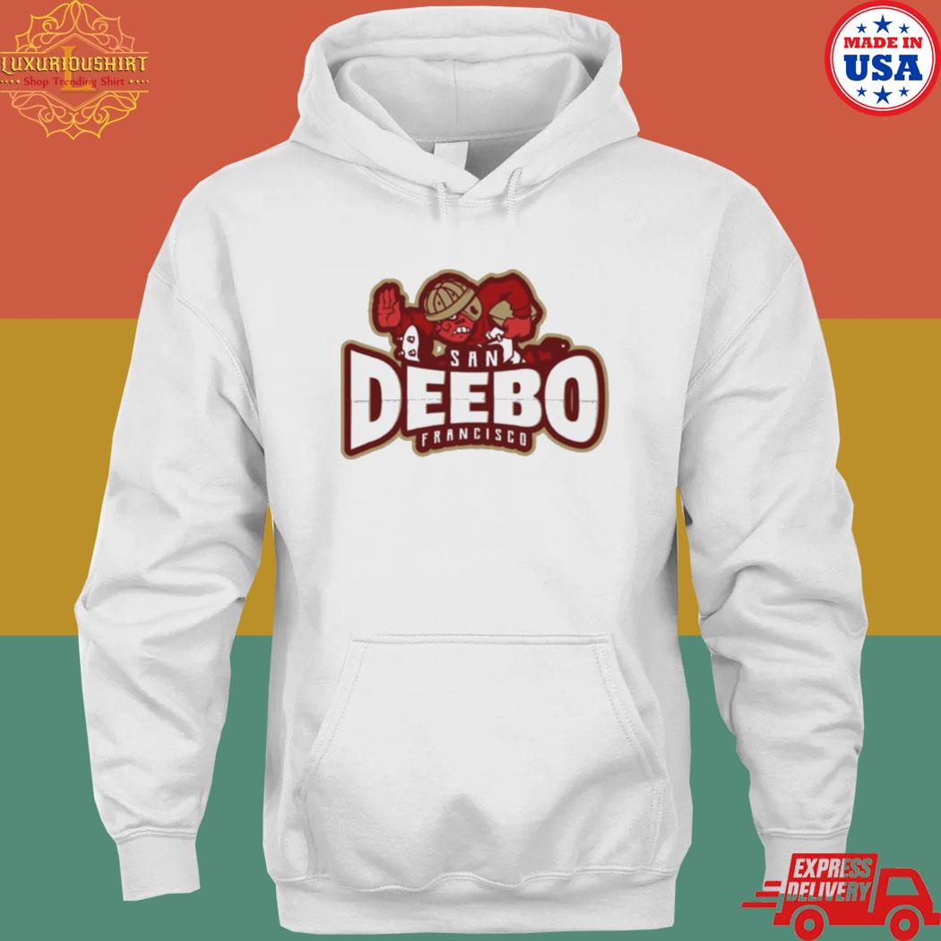 Official san francisco deebo san francisco 49ers team deebo samuel player logo s hoodie