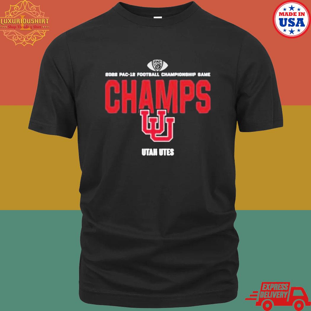 Official Utah Utes 2022 Conference Pac12 Champions Logo shirt