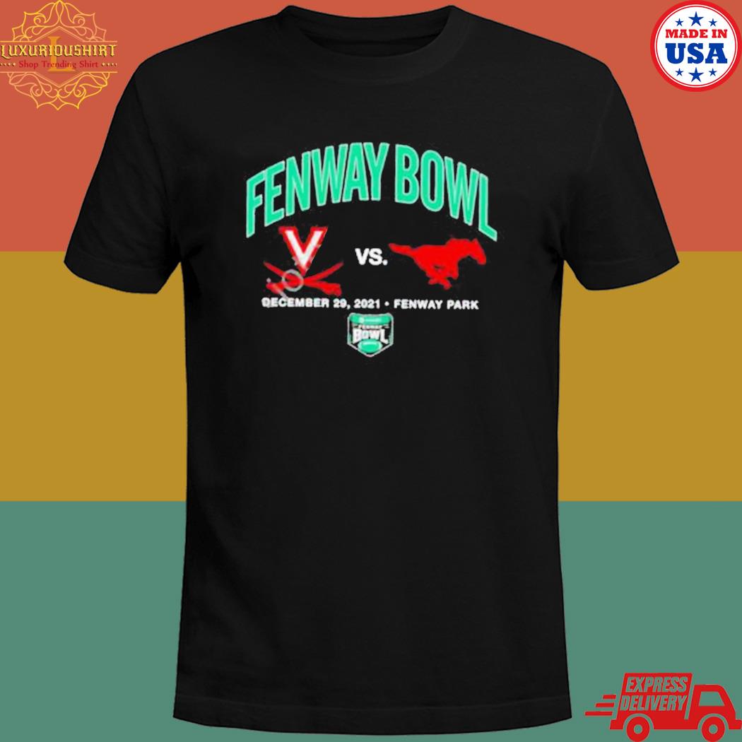 Official Virginia Cavaliers vs SMU Mustangs 2022 Fenway Bowl Dueling shirt