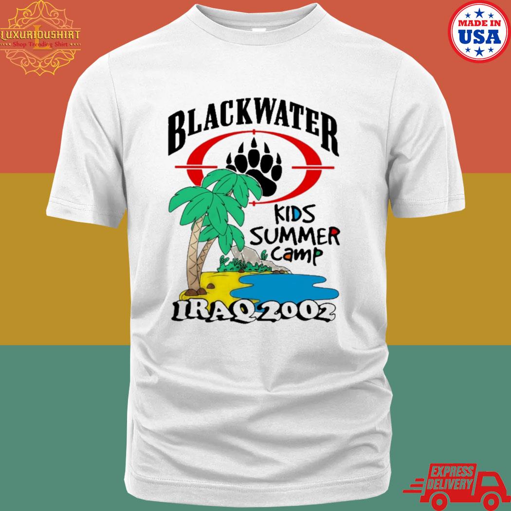 Black Water Kids Summer Camp Iraq 2002 Shirt