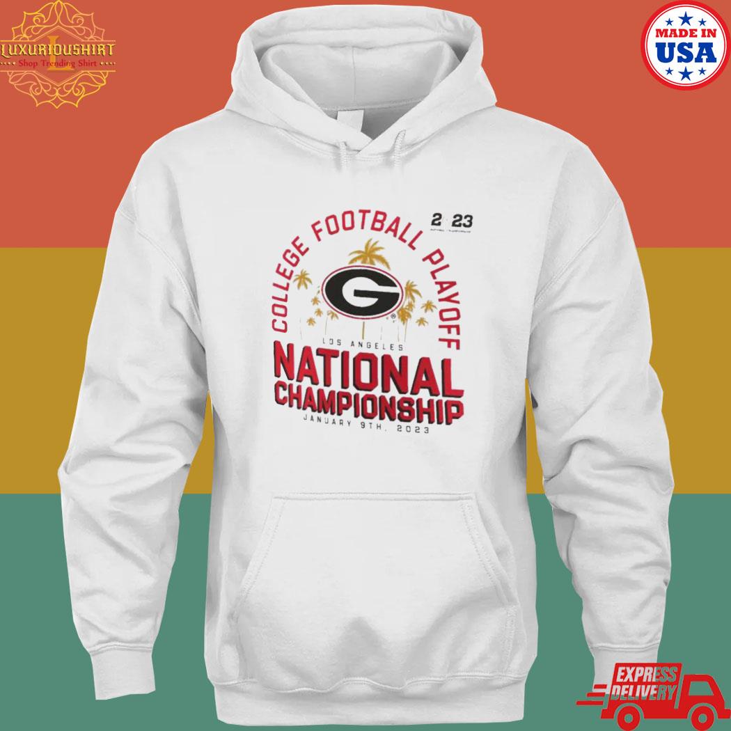 Georgia Bulldogs college Football playoff 2023 national championship game return run s hoodie