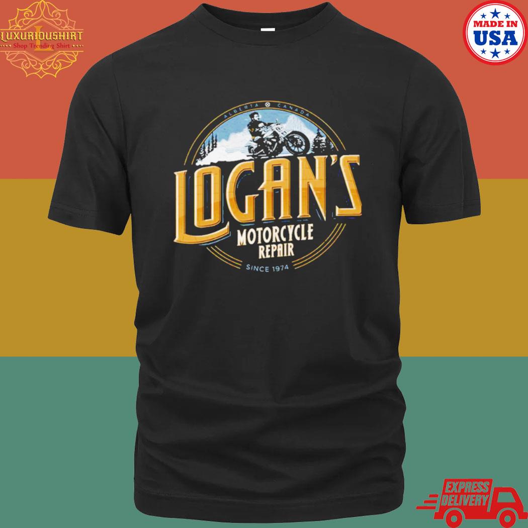 Logan’s Motorcycle Repair Marvel Shirt