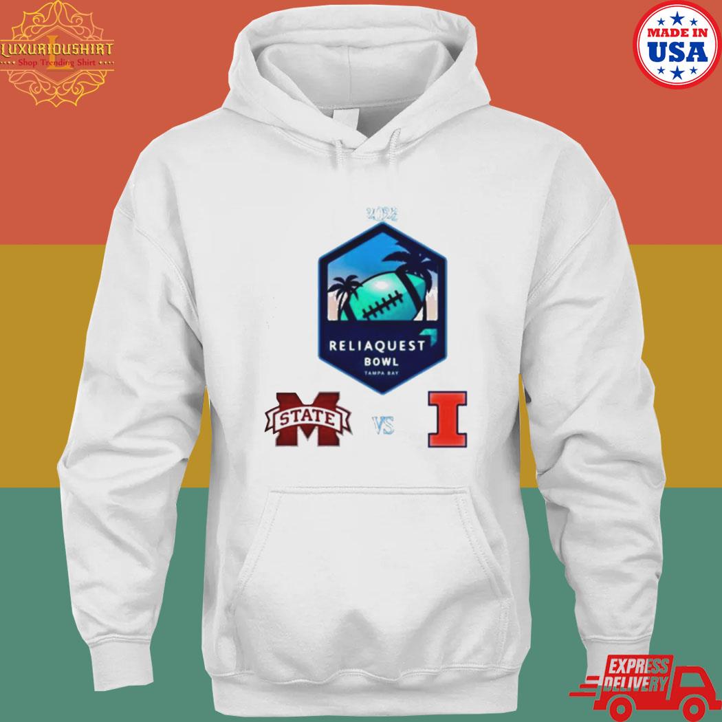 MississippI state vs Illinois 2023 reliaquest bowl s hoodie
