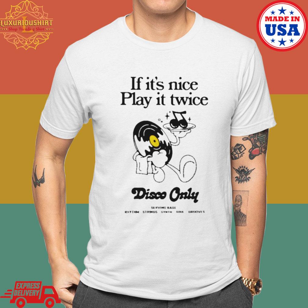 Official Disco Only ‘play It Twice Shirt