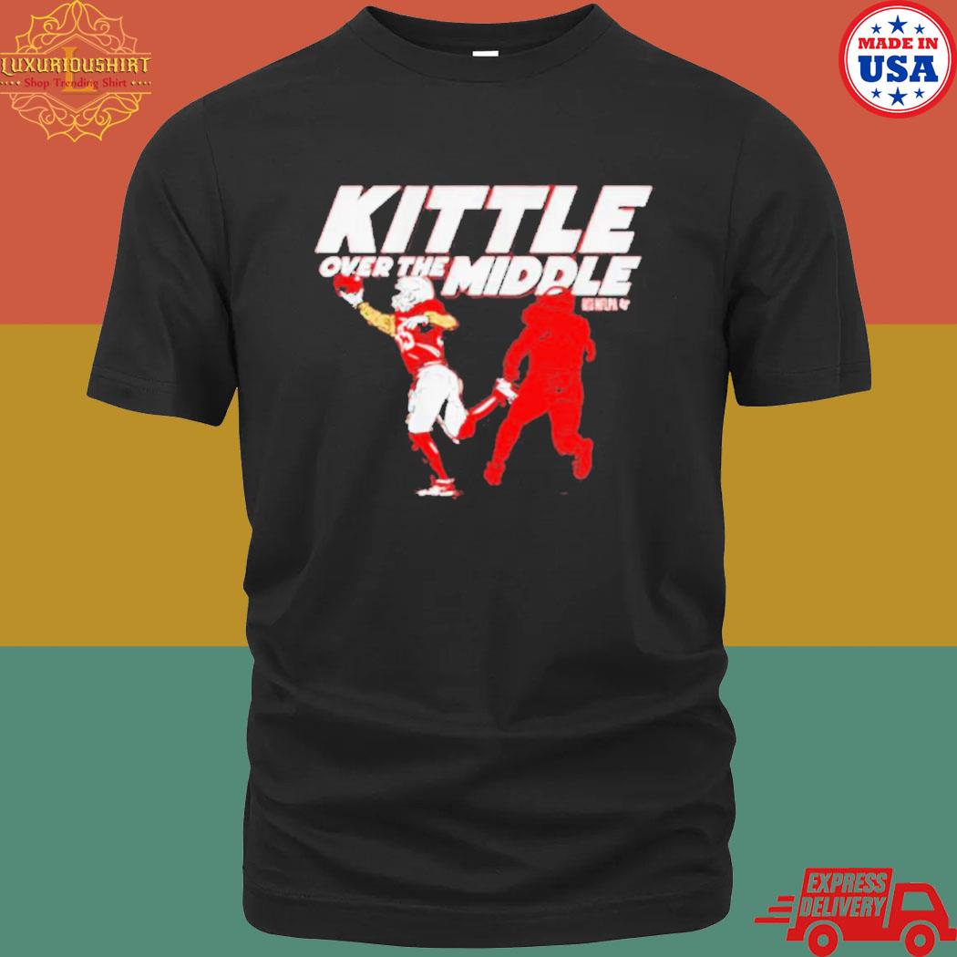 Official George Kittle Over The Middle 2023 Shirt