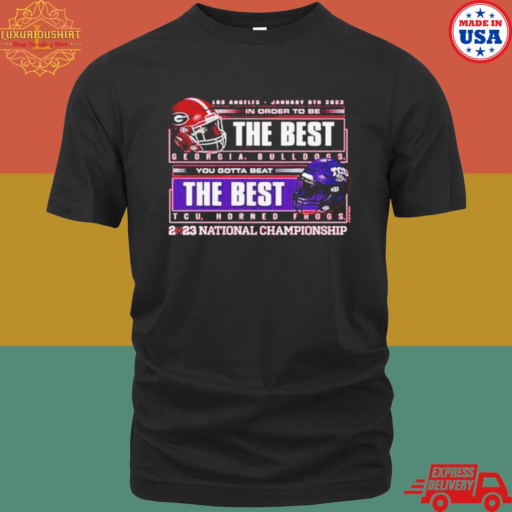 Official georgia vs Tcu 2023 national championship bound shirt – Dominiktee