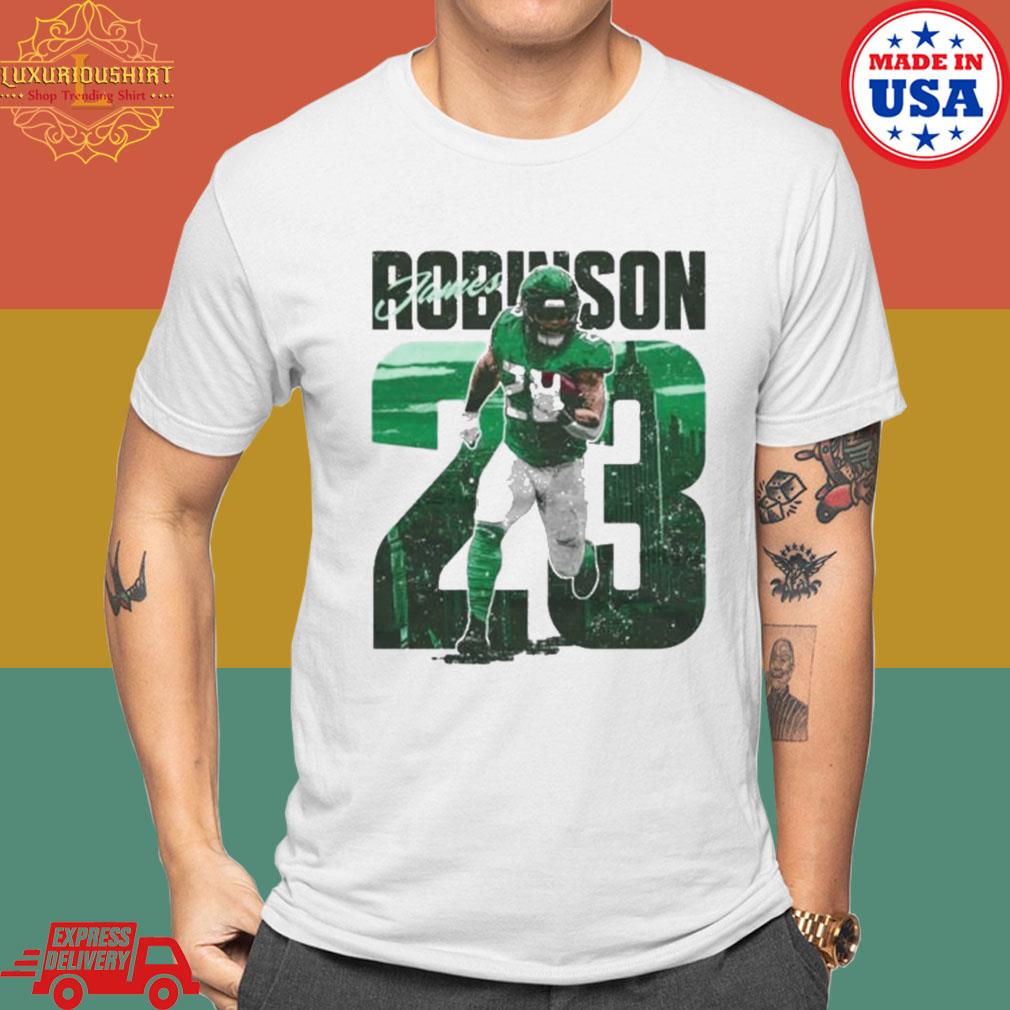 Official James Robinson New York Jets Number 23 Shirt