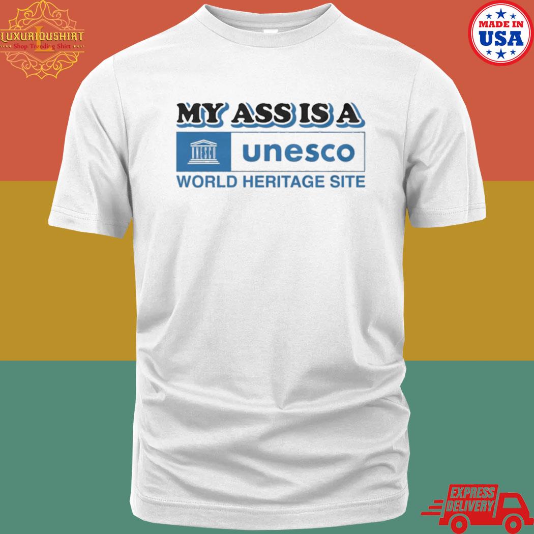 Official My Ass Is A World Heritage Site Baby Shirt