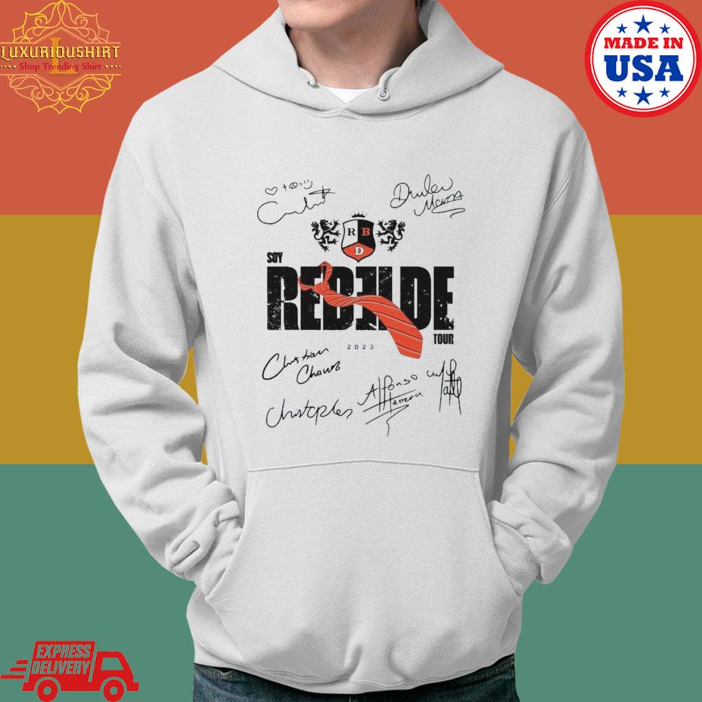 Official Soy Rebelde Tour 2023 Trending Vintage Textured Relaxed Shirt Hoodie