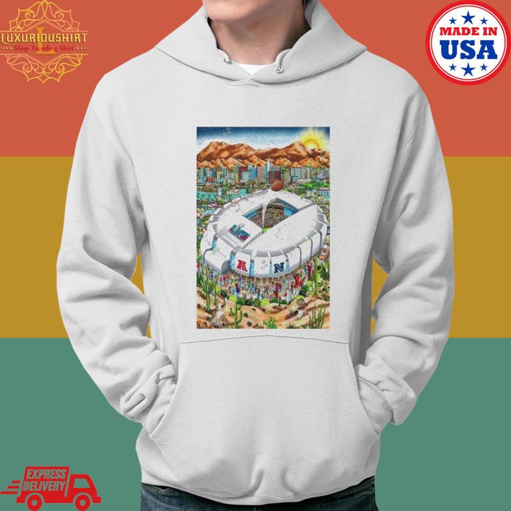 Official Super Bowl Lvii Fazzino 2023 Poster Shirt Hoodie