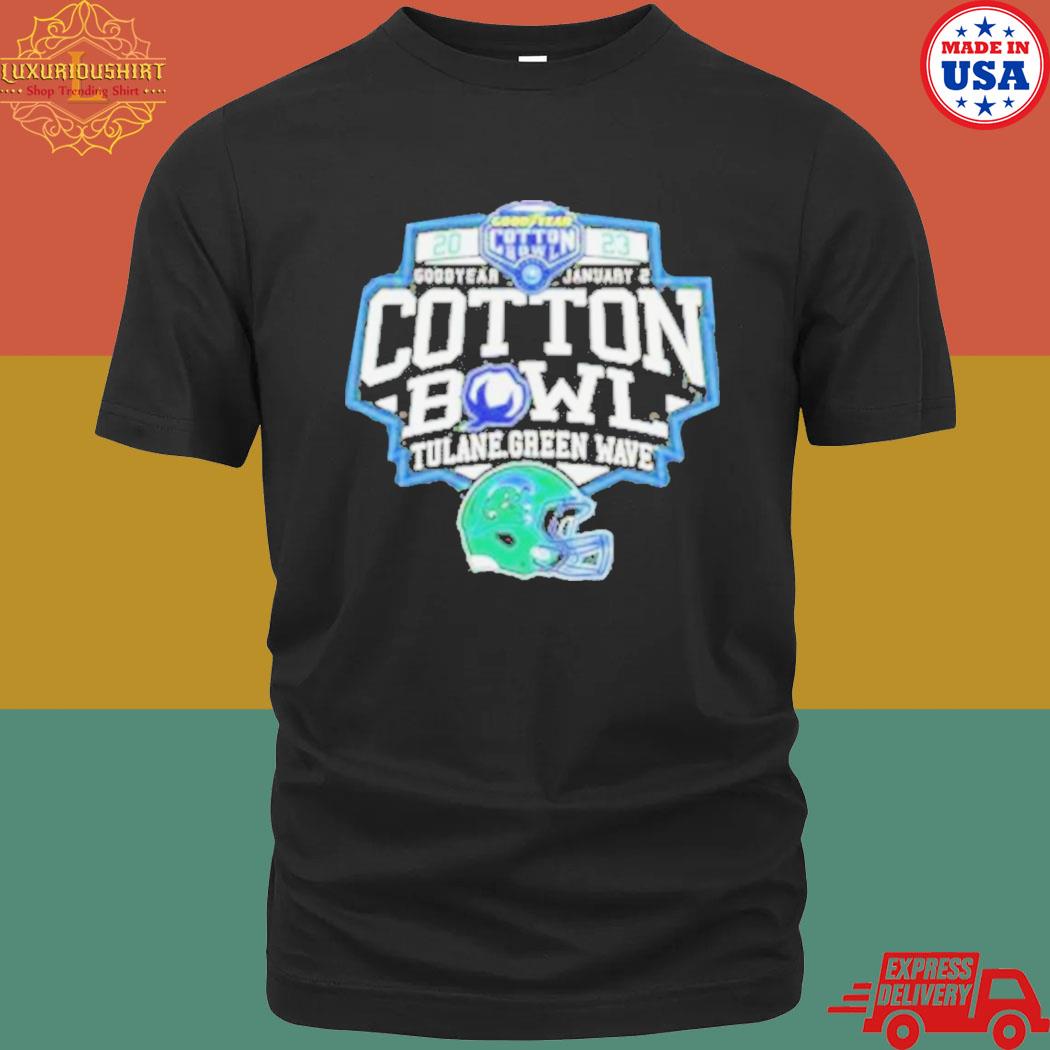 Official tulane Green Wave 2023 Cotton Bowl Gameday Stadium Vintage ...