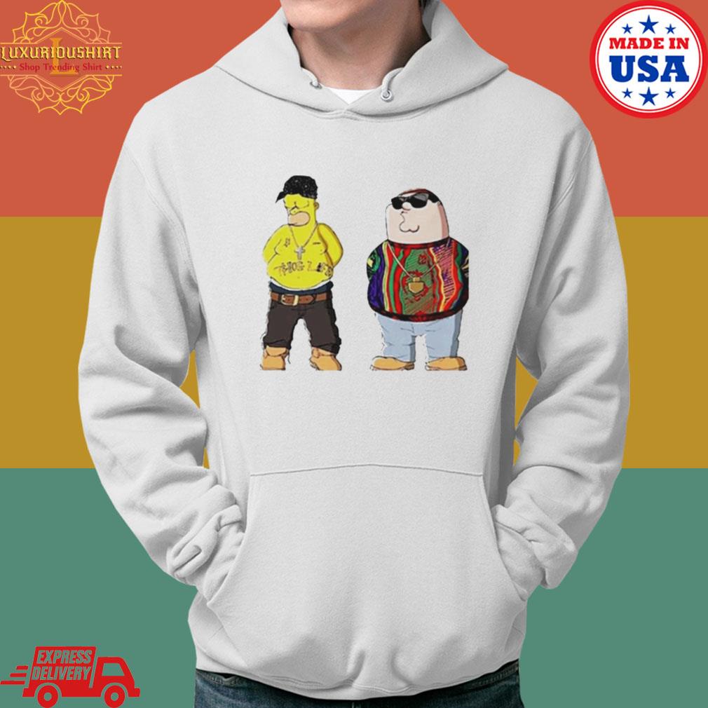 Official Tupac Simpson And Peter Dad Real Hip Shirt Hoodie