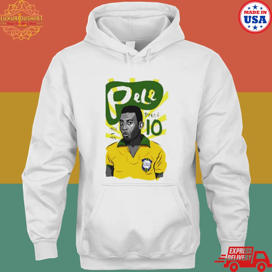Pele Brazil Football legends 1940-2022 s hoodie