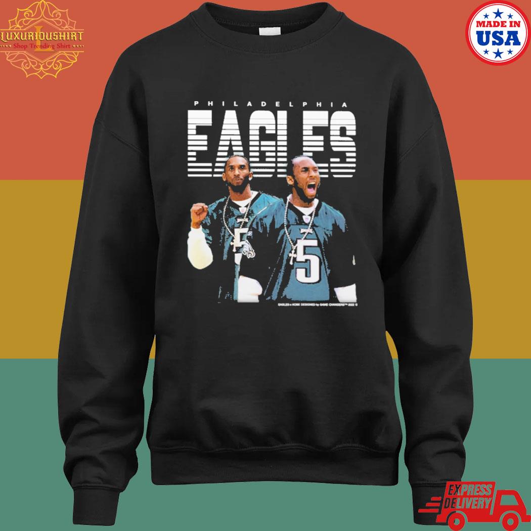 Official philadelphia eagles eagles Kobe designed by game changer 2022 T- shirt, hoodie, tank top, sweater and long sleeve t-shirt