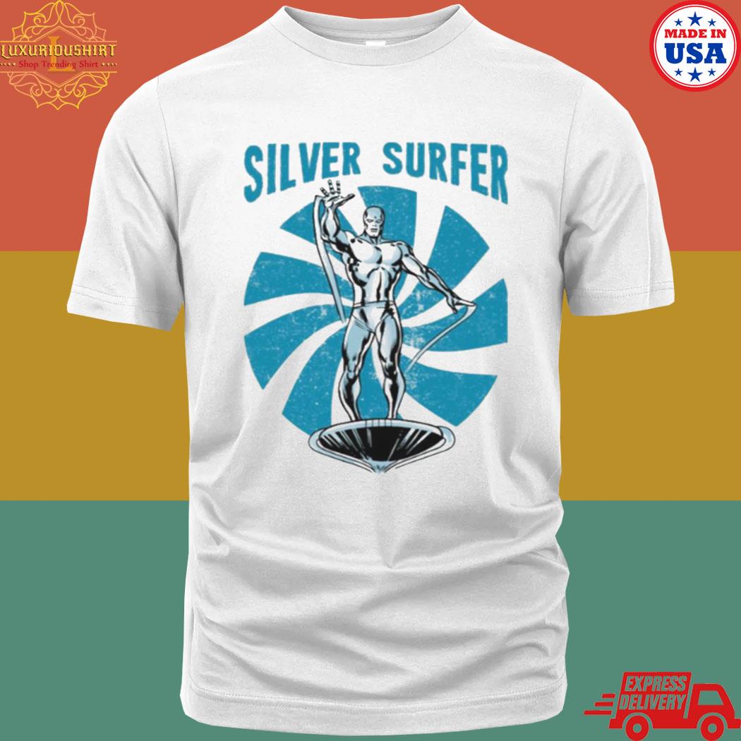 Retro Silver Surfer Iu2 Marvel Shirt